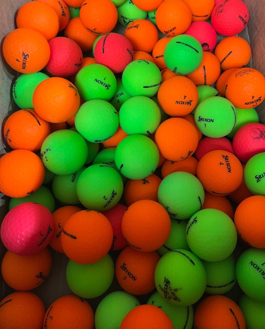 Srixon Soft Feel Matte Color Mix AAAAA Mint 36 Used Golf Balls 5A