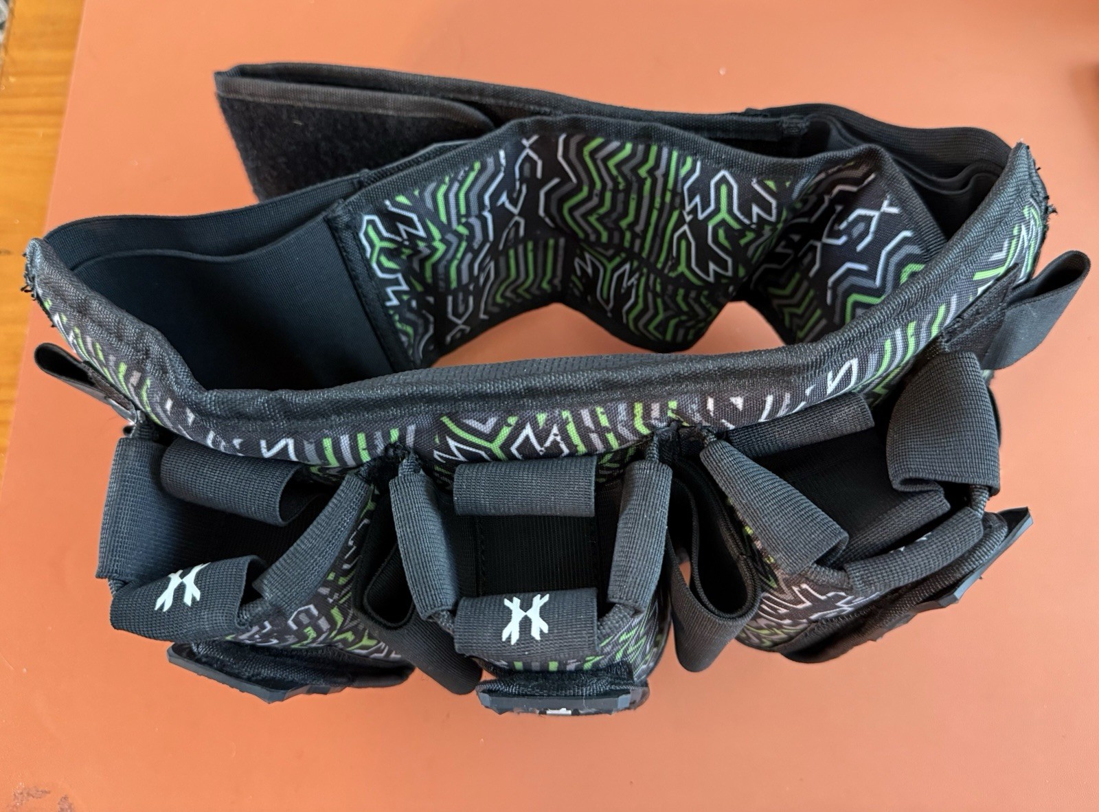 HK Army Eject Paintball Pod Pack Harness Black Green - EXCELLENT
