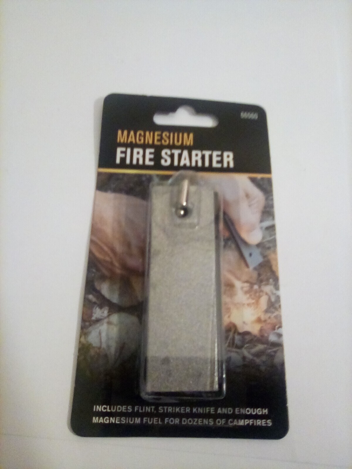 MAGNESIUM FIRE STARTER EMERGENCY FLINT SURVIVAL CAMPING FREE SHIPPING