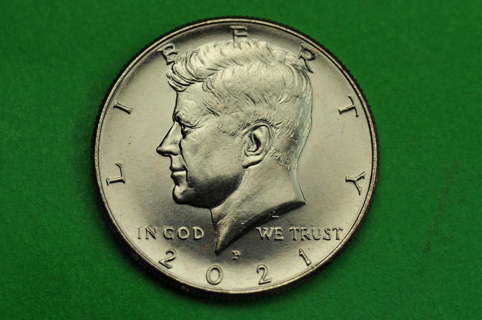 2021-P Choice BU Mint State Kennedy US Half Dollar Coin
