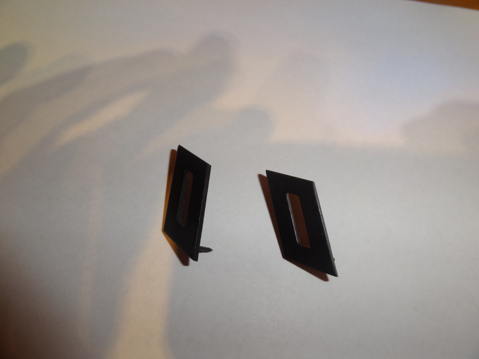 US MILITARY INSIGNIA SET OF 2 NAVY RANK JROTC CADET SEAMAN APPRENTICE BLACK