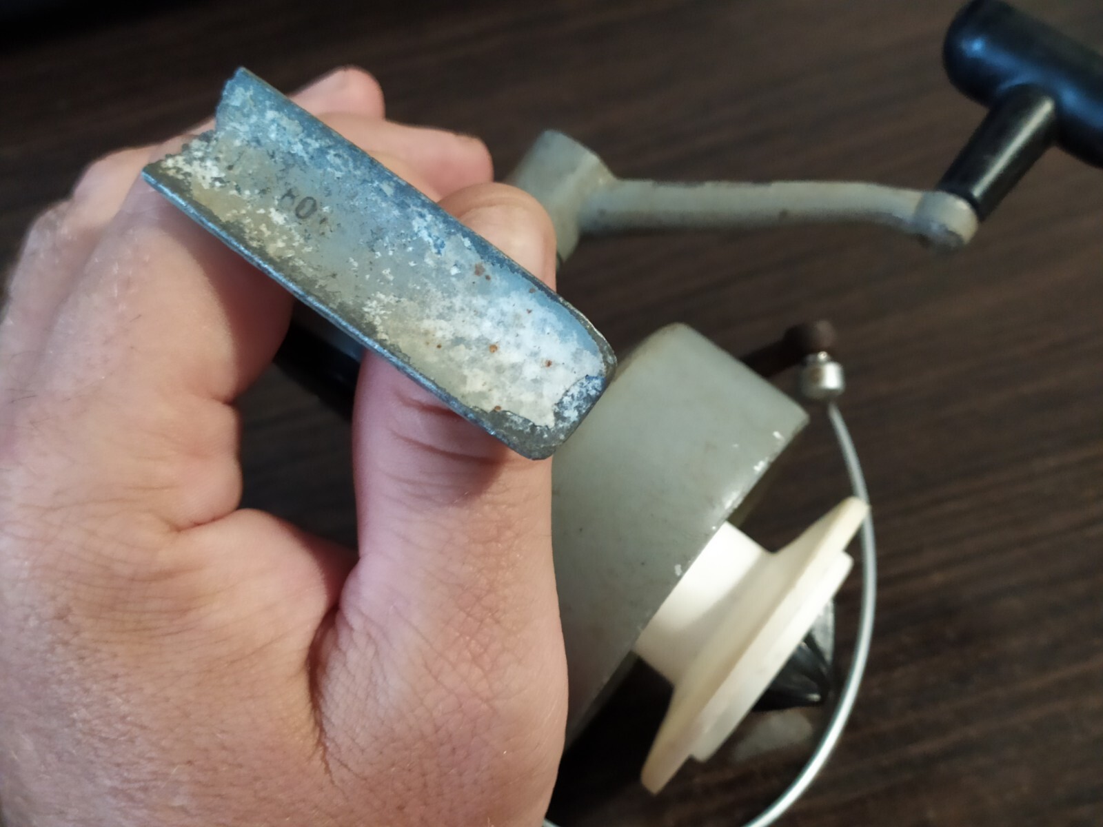Fishing Vintage Soviet Spinning Metal Reel Fishing Tackle Made in USSR