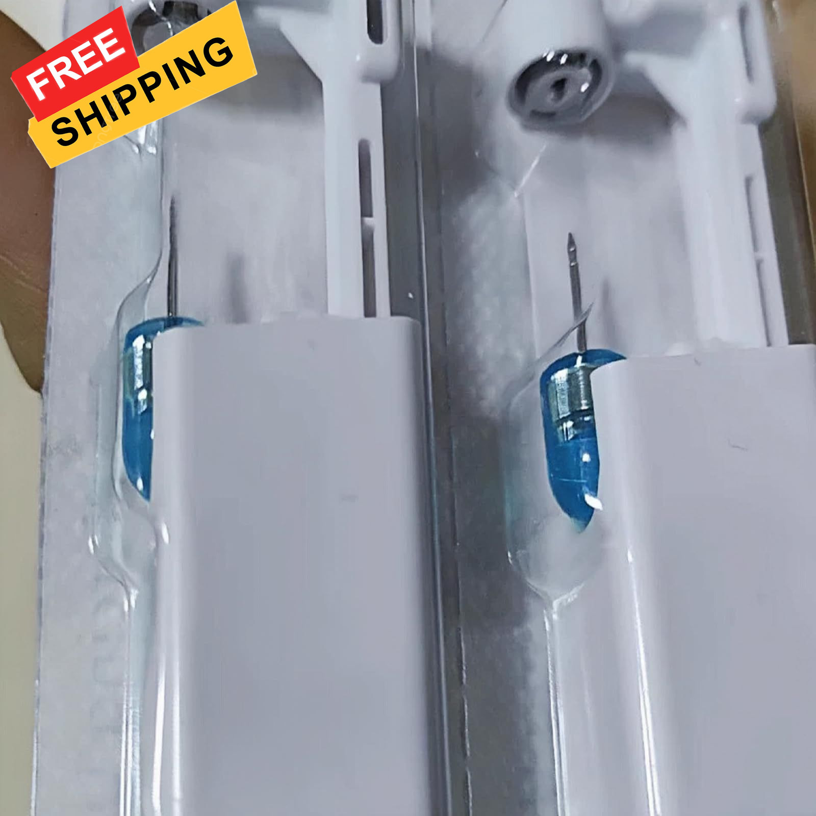 Geettcaifu 2 Pack Nose Piercing Gun, Disposable Self Kit with White
