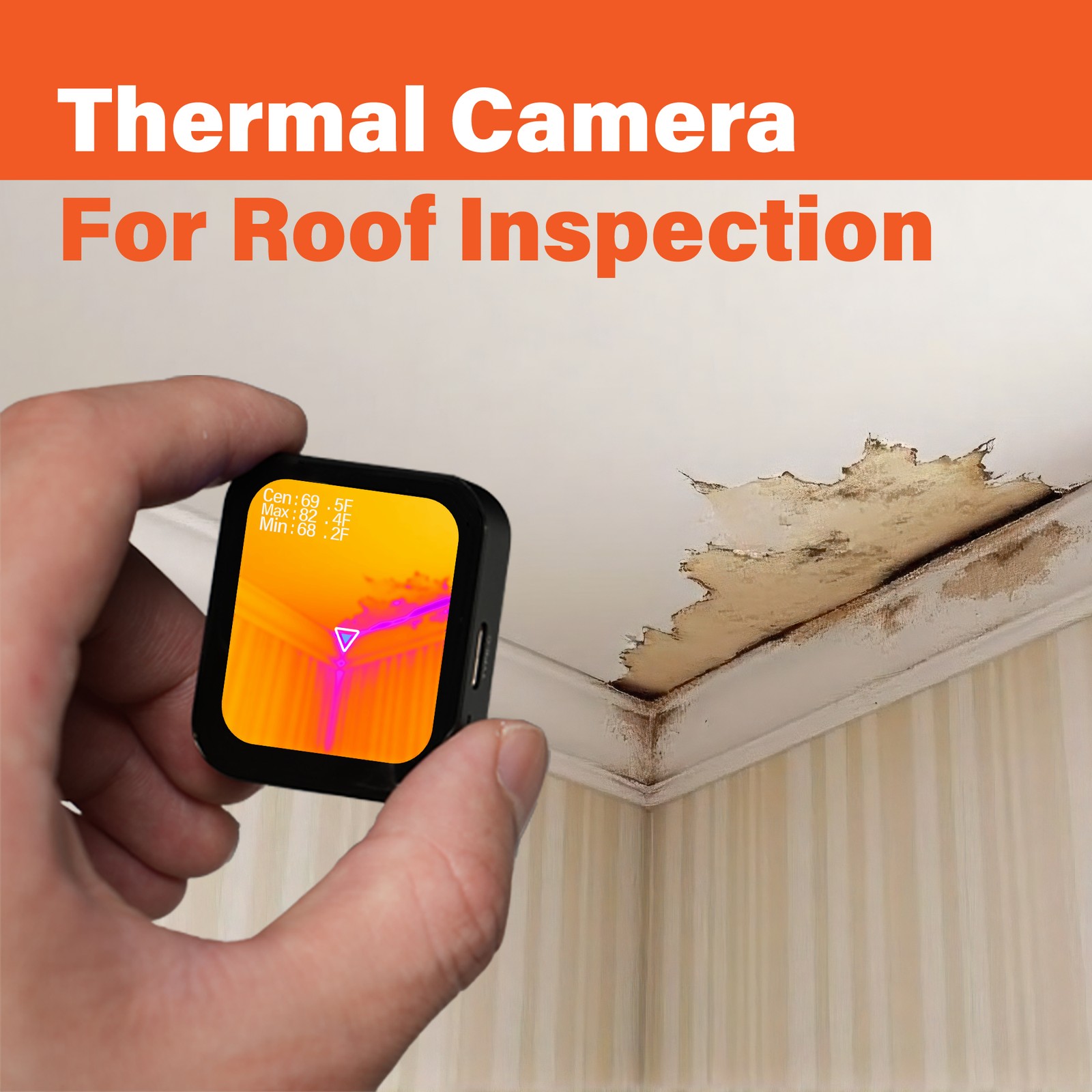 ANXTECH 128×96 IR Resolution Mini Thermal Imaging Camera