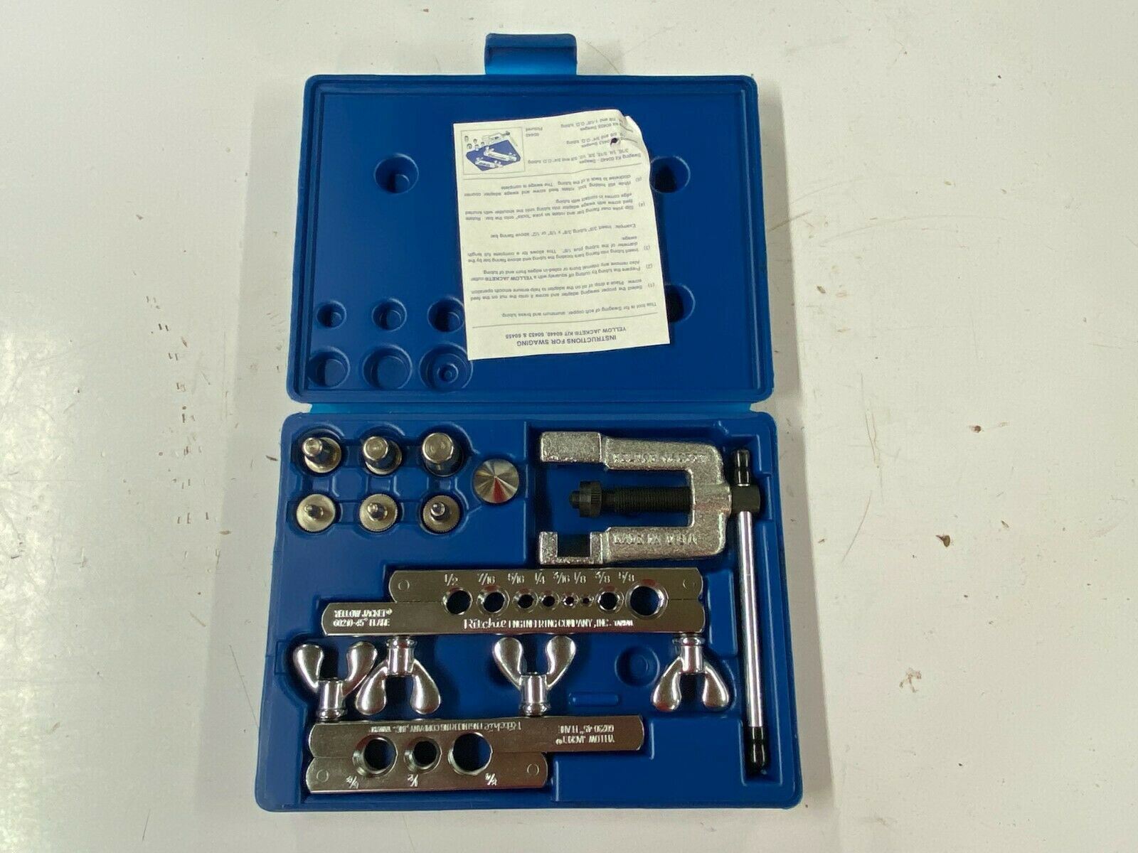 Ritchie Engineering Yellow Jacket Heavy Duty Swage Flare Kit 60440 New
