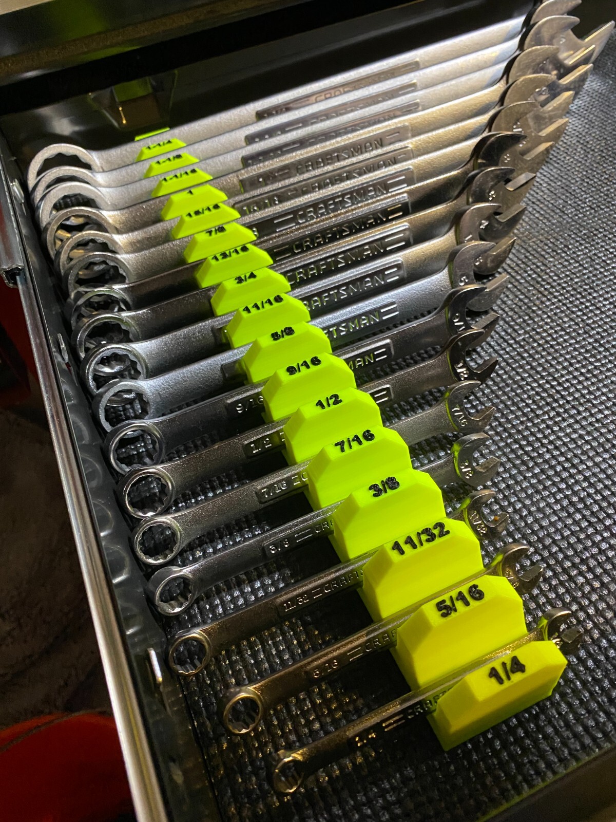 QRT Mag Lock Slanted Wrench Organizer Racks