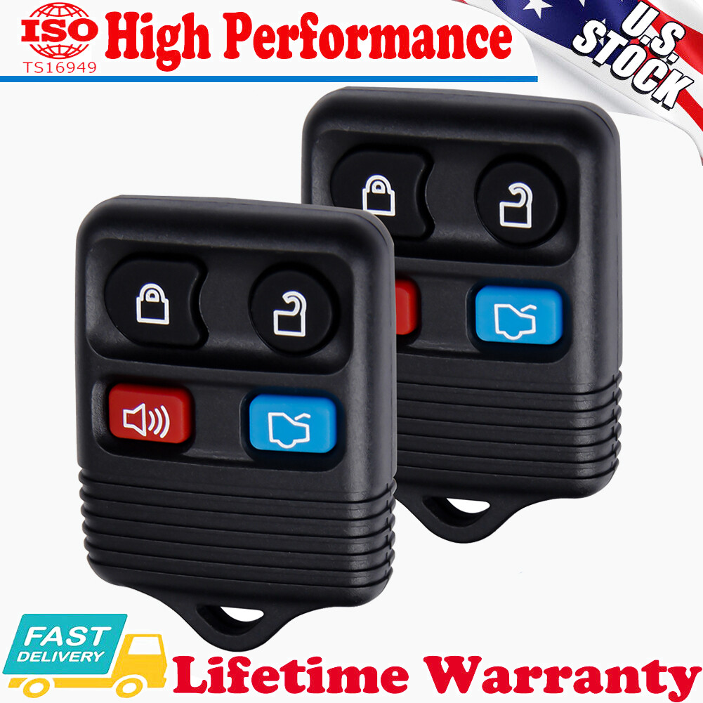 2Pcs Keyless Entry Remote Control Car Key Fob Clicker For 1999-2015 Ford Explore