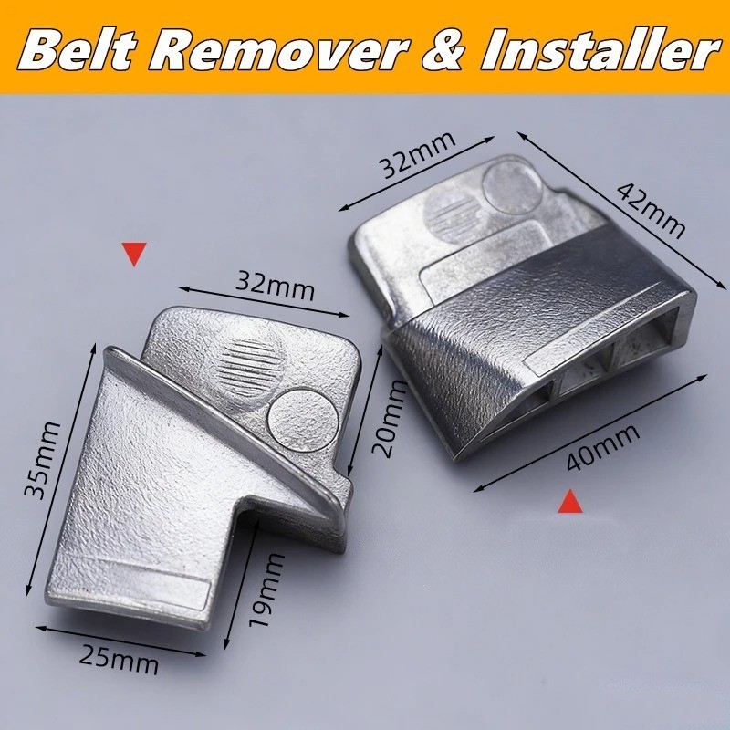 2Pcs Stretch Belt Removal Installer Tool Set Drive Belts Remover Tools For Car