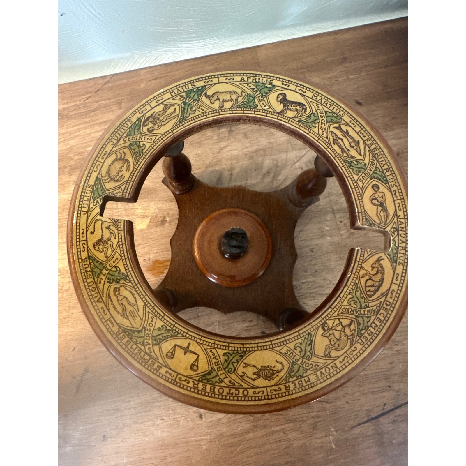 Vintage Old World desk Globe/ zodiac