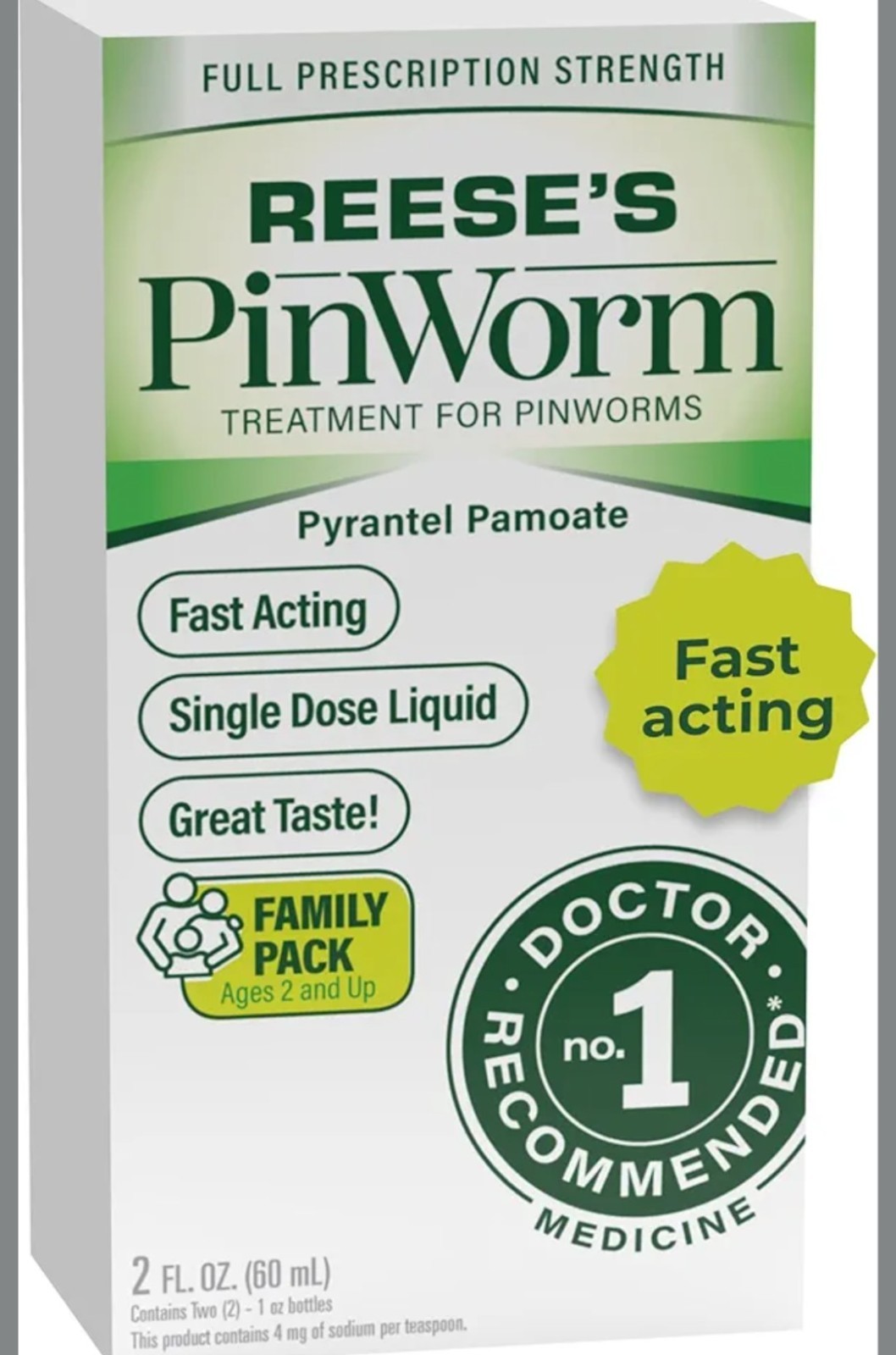 Reese's Pinworm Medicine, 2 fl oz.