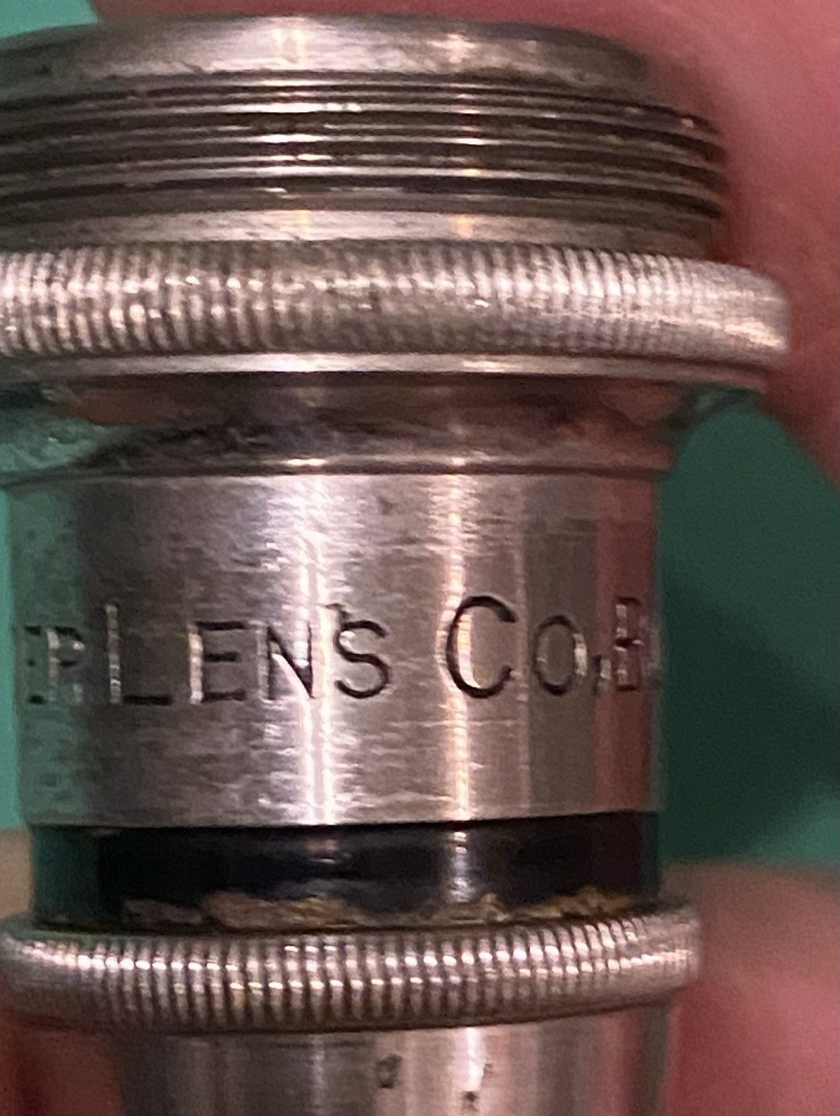 Vintage Spencer Microscope Objective Lens Marked Buffalo NY