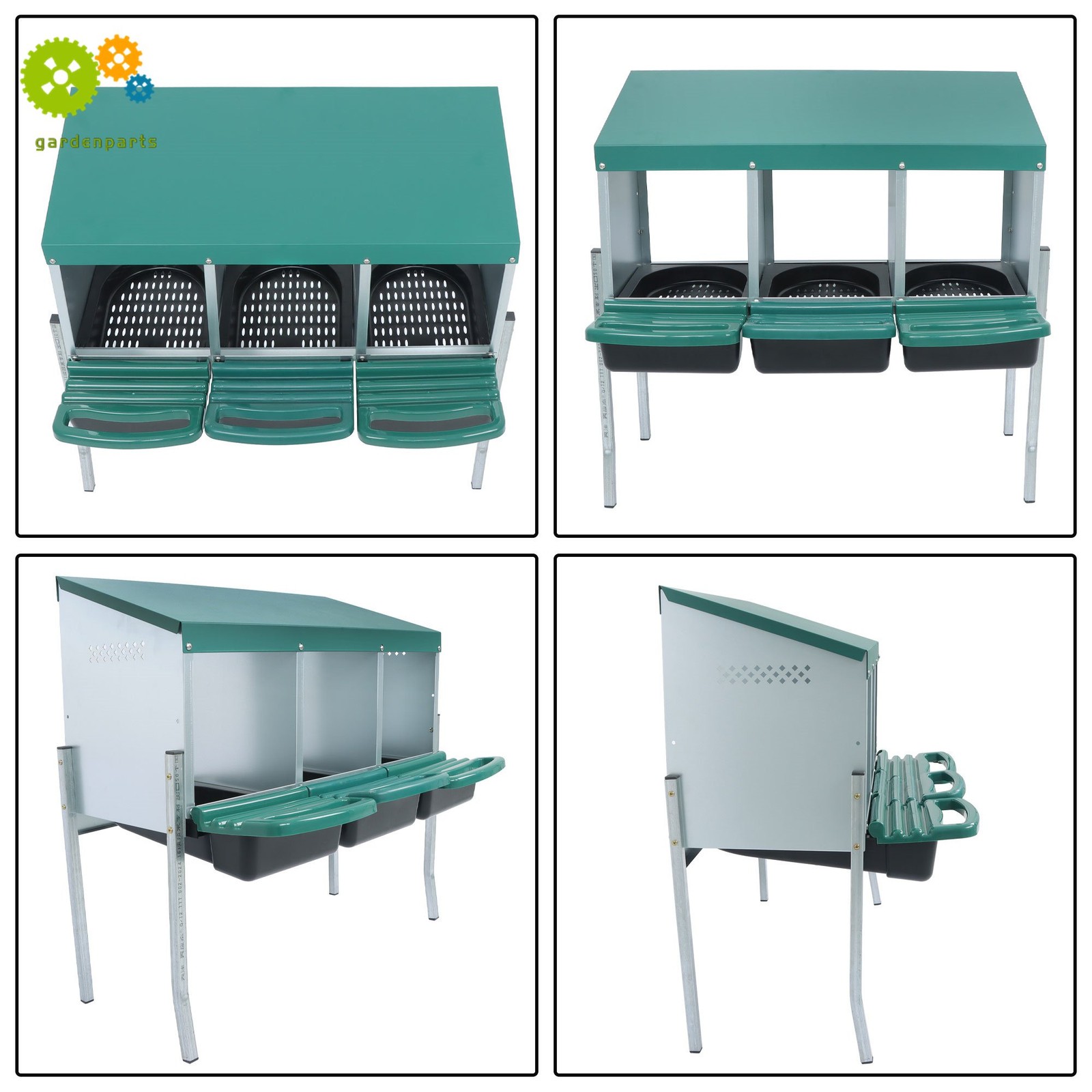 3 Hole For Chicken Nest Box Chicken Nest Box With Metal Legs Easy Egg Collection