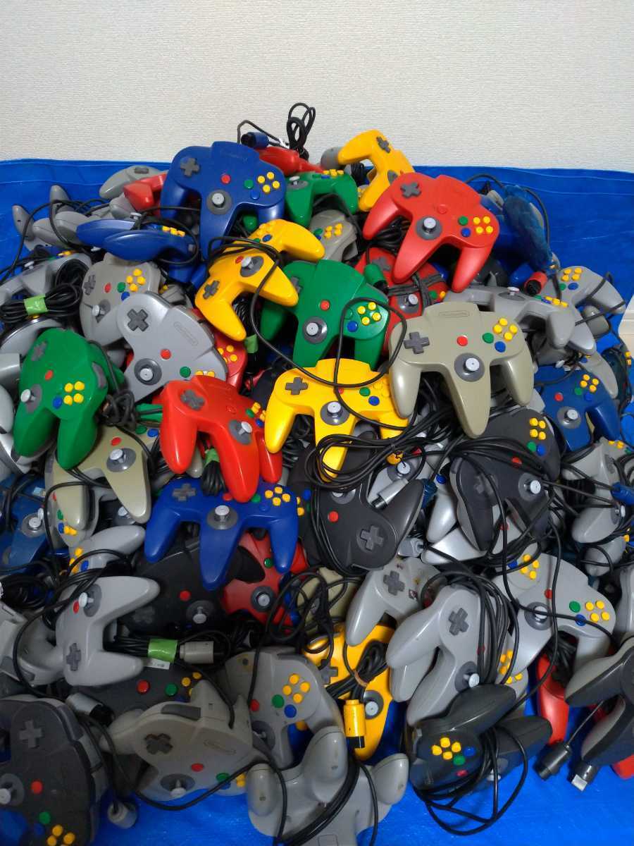 Nintendo 64 N64 Controller Official Lot of 100 Tested Random Color  cleaned