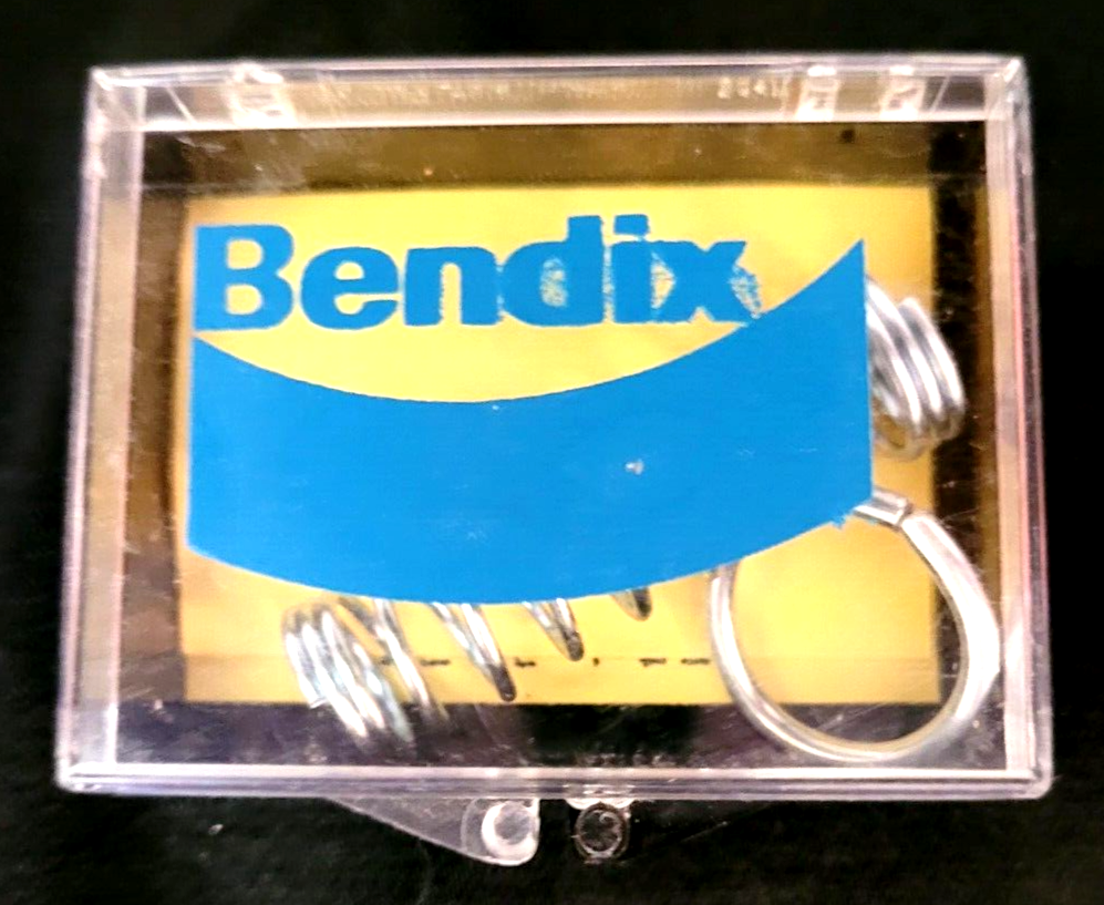 Vtg Bendix Advertising Mind Bender Brain Teaser Coil & Spring Set