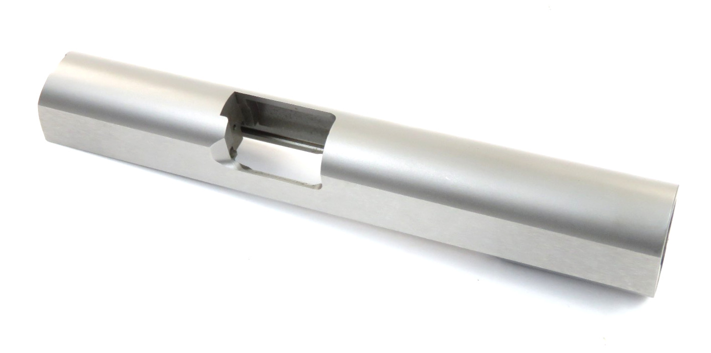 Scratch & Dent! 1911 9mm Government 5" Stainless Slab / Mono Slide NO SIGHT CUTS