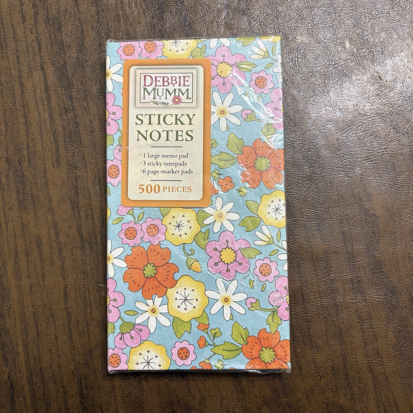 Debbie Mumm 500 FLORAL FANTASY Sticky Notes Memo Pad Notepads & Page-Marker Pads