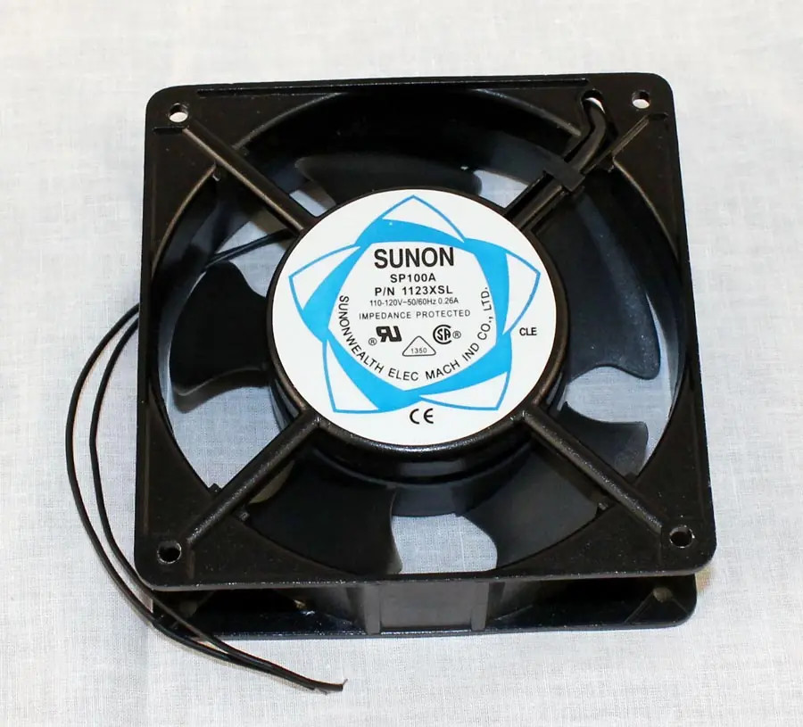 120mm AC 110V to 120V Ball Bearing Cool Cooling Case Fan Low Noise, Metal Casing