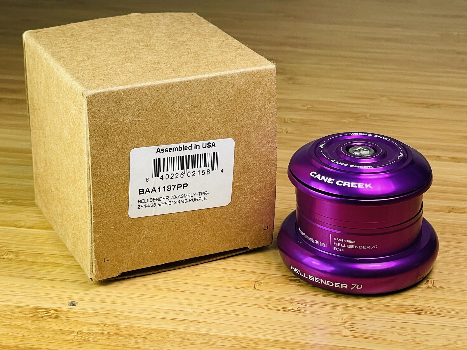 Cane Creek Hellbender 70-Series Headset, ZS44/28.6|EC44/40 Purple
