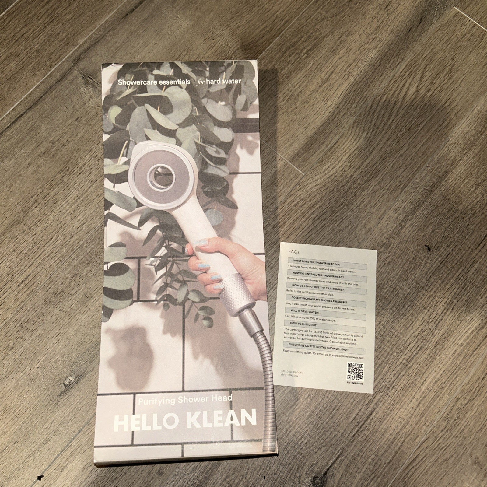 Hello Klean Purifying Cream Shower Head