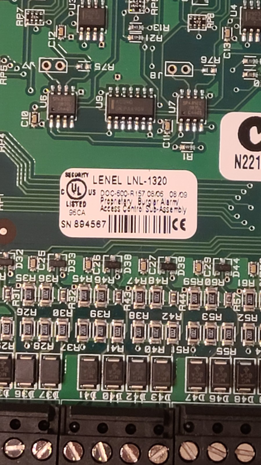 Dual Reader Mercury Interface Module Green - 1320