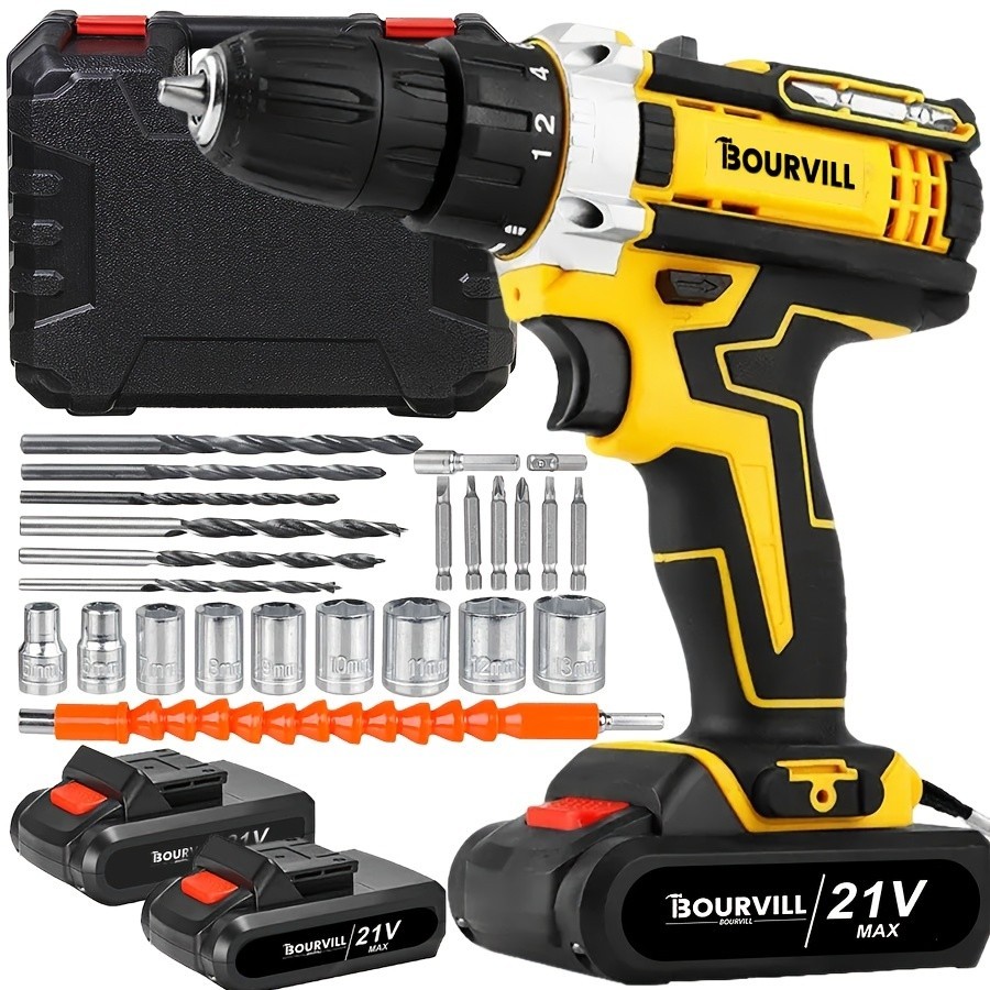 yellow electric drill