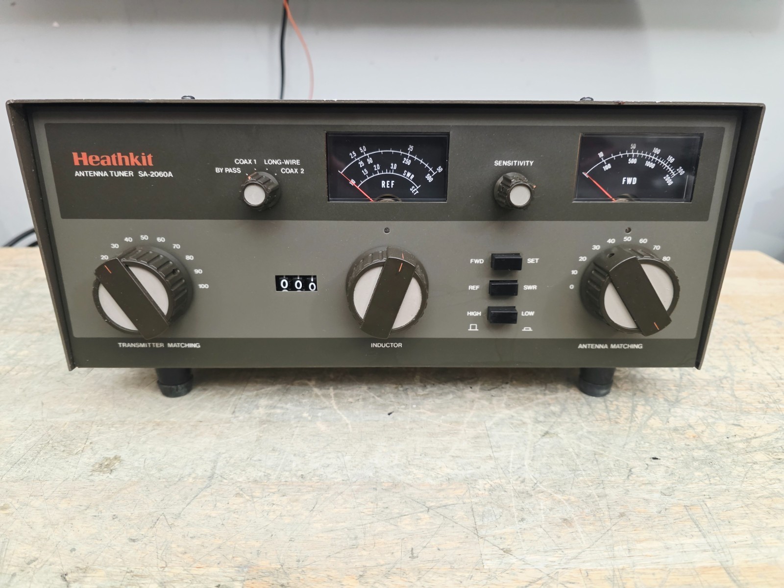 Heathkit SA-2060A  High Power Roller Inductor Antenna Tuner C MY OTHER HAM RADIO