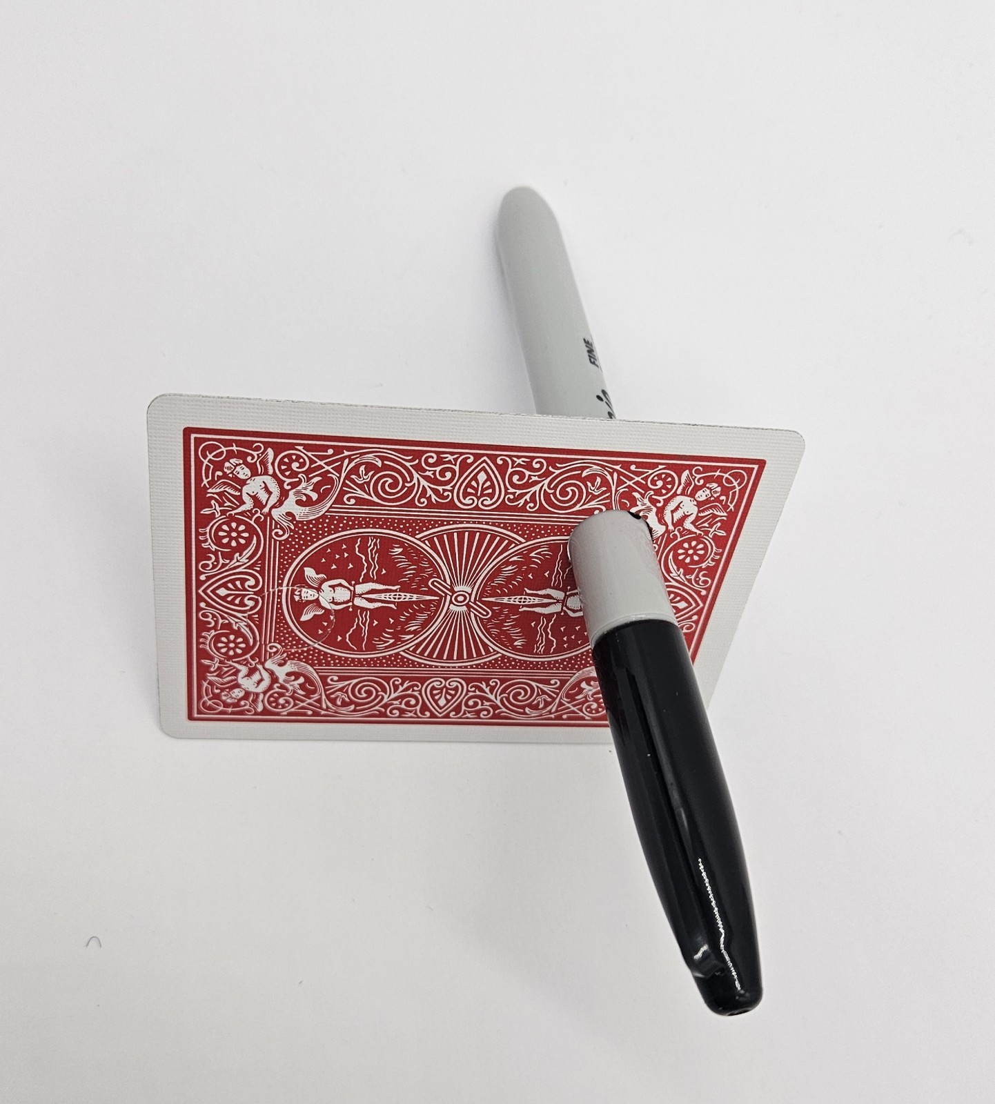 Marker Through Card Trick - Extreme Visual Magic - Easy to Perfom - Blue Edition