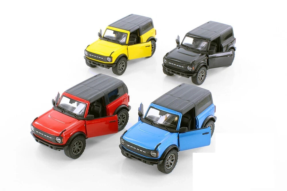 Kinsmart 2022 Ford Bronco Hard Top 5" Diecast Model Toy Cars 1:34 "Choose Color"