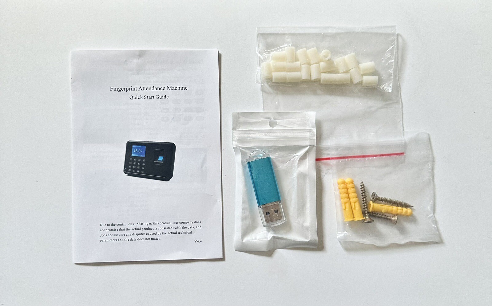 KAZNTCC Fingerprint Time Clock System - No Software