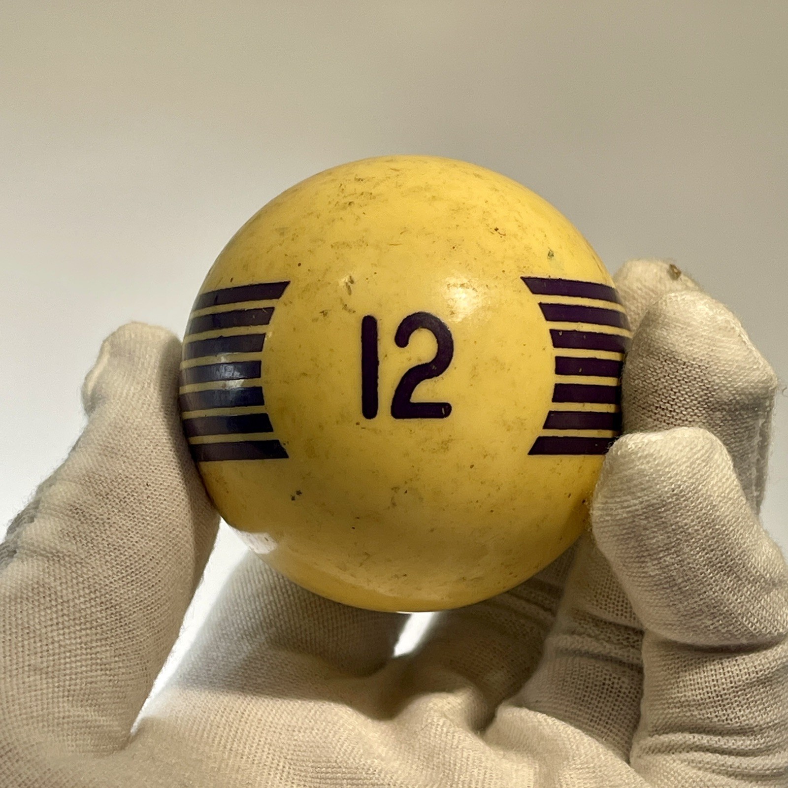 Vintage 12 Twelve Ball Billiard Ball