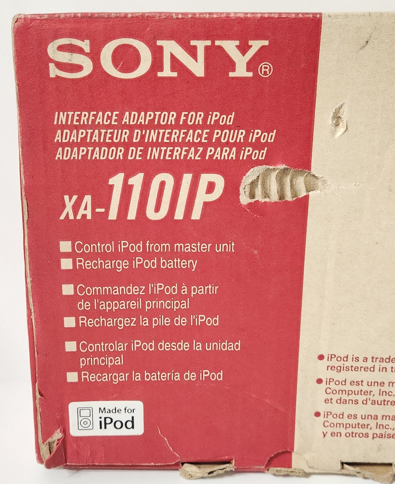 Sony XA-110IP Interface Adapter – New in Box