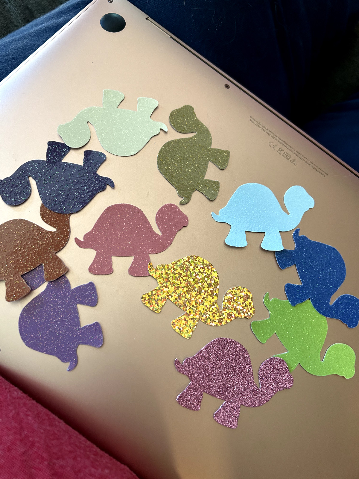 15 Stampin Up Glitter Bunny Rabbit  Punches Paper Punchies New Die Cuts
