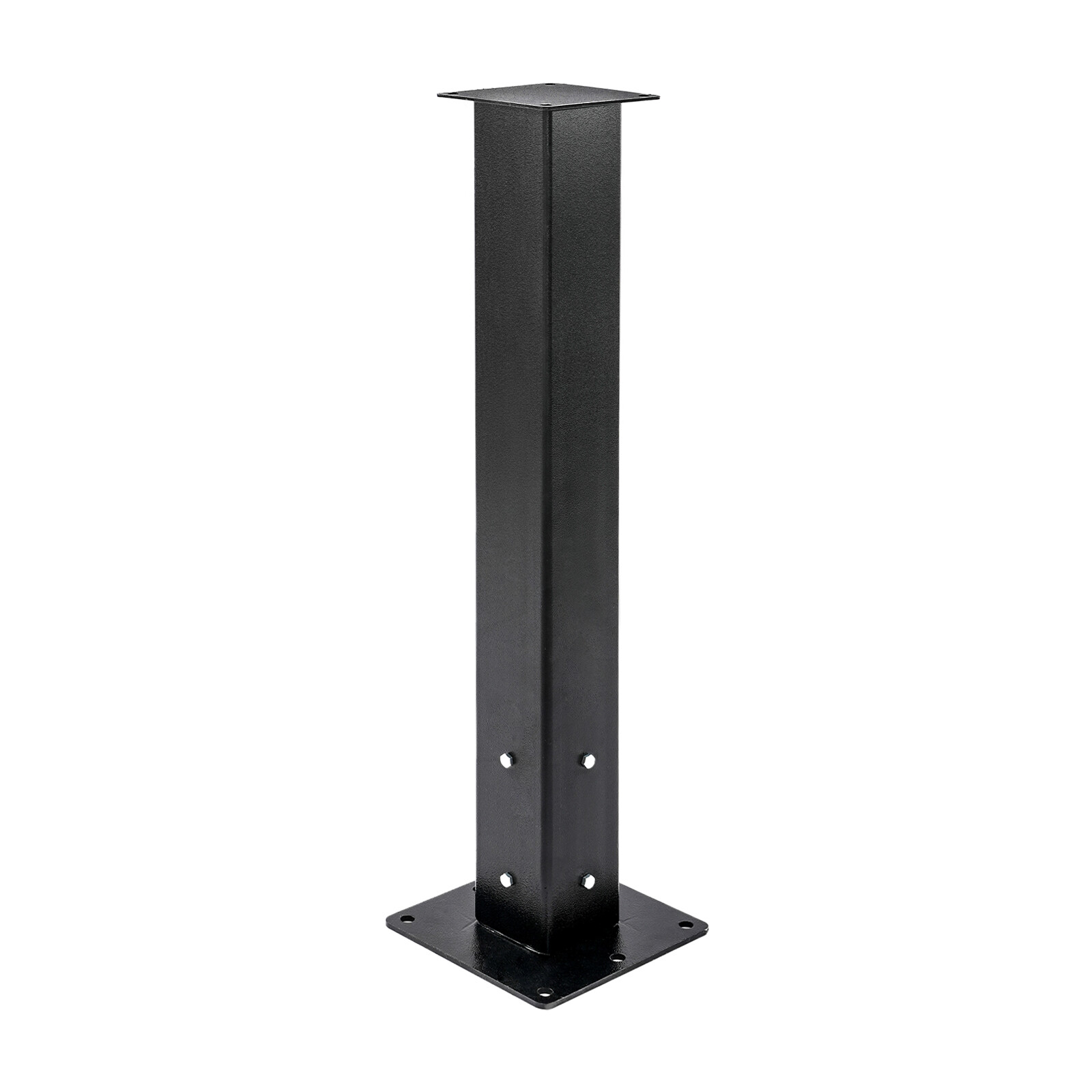 Mailbox Post with Post Base Mailbox Mounting Post Mailbox Post for Outside Black