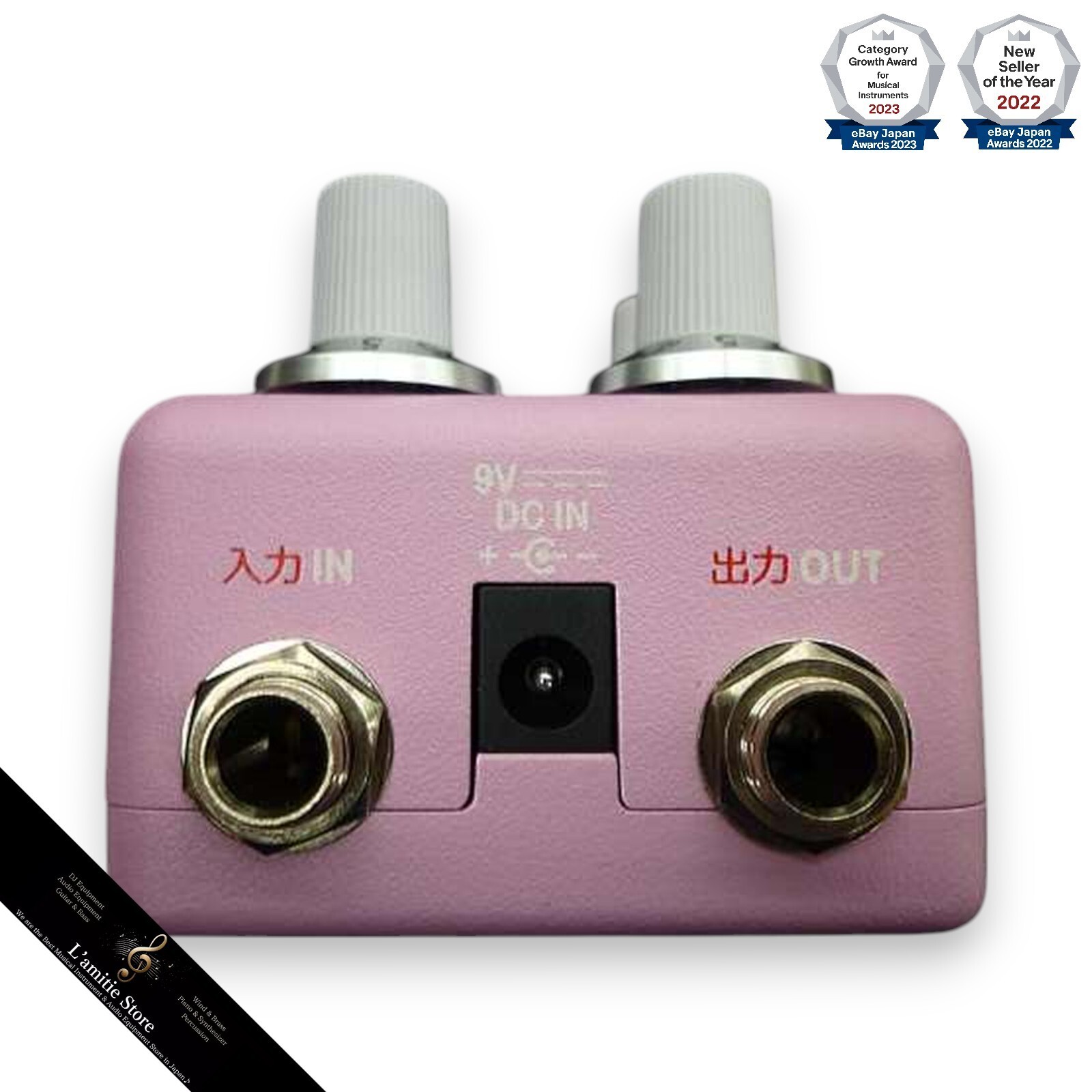 Fender x Hello Kitty Fuzz Guitar Effect Pedal Compact Effector Limited Pink JP