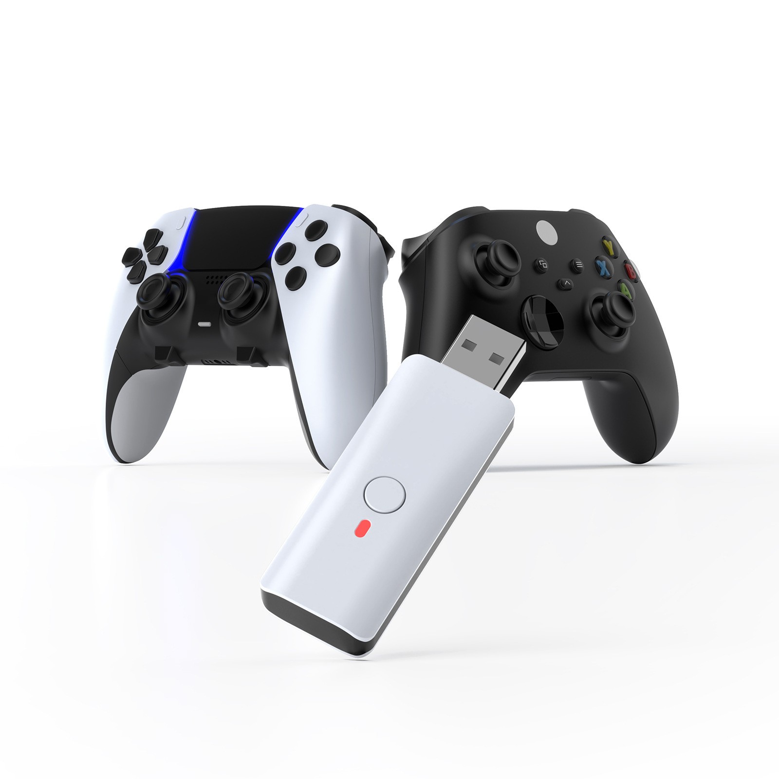 Wireless Gamepad Adapter for PS5/PS4/Switch/Xbox/PC/Steam Deck