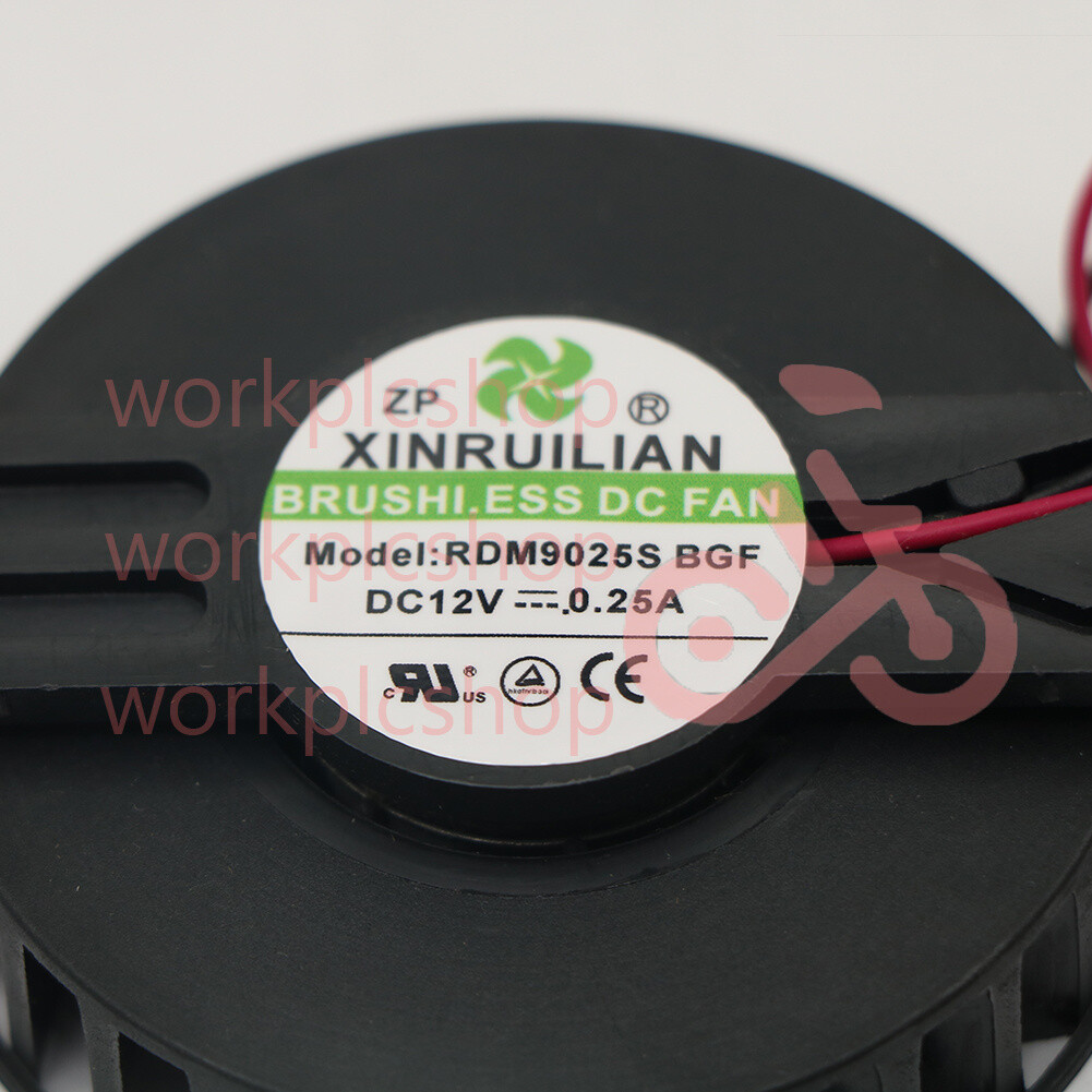 1PCS NEW XINRUILIAN SCIENCE RDM9025S BGF 12V 0.25A 2-wire cooling fan