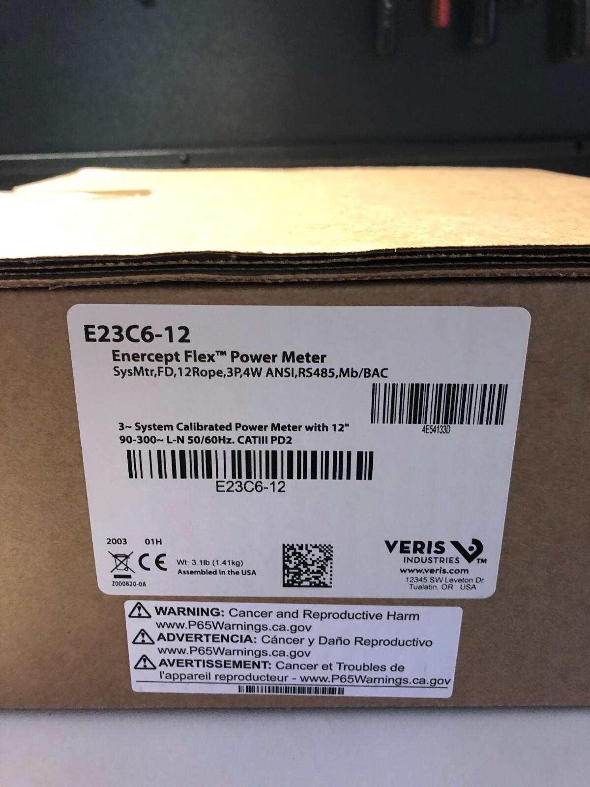Veris E23C6-12 (Advanced Power Meter)