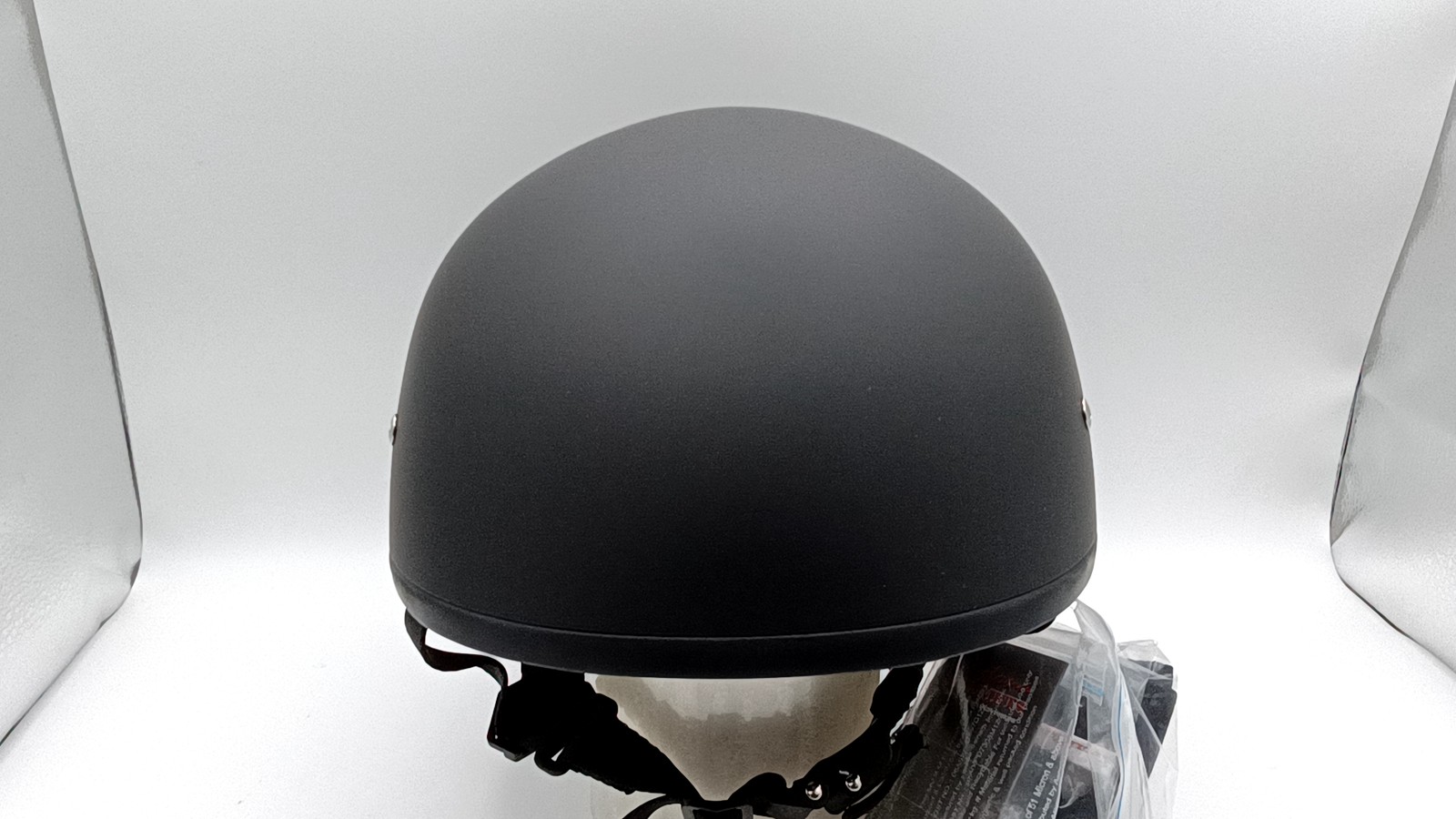 Daytona Helmets D1-BNS-3XS D.O.T. DAYTONA SKULL CAP W/O VISOR- DULL BLACK- 3XS