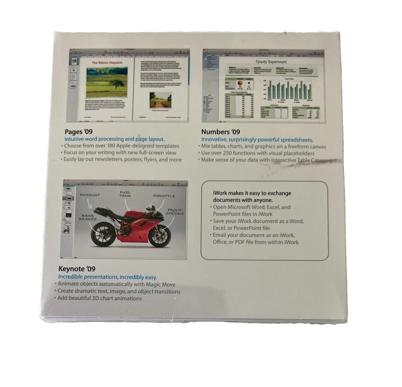 Apple iWork '09 (Retail) - Full Version for Mac MB942Z/A