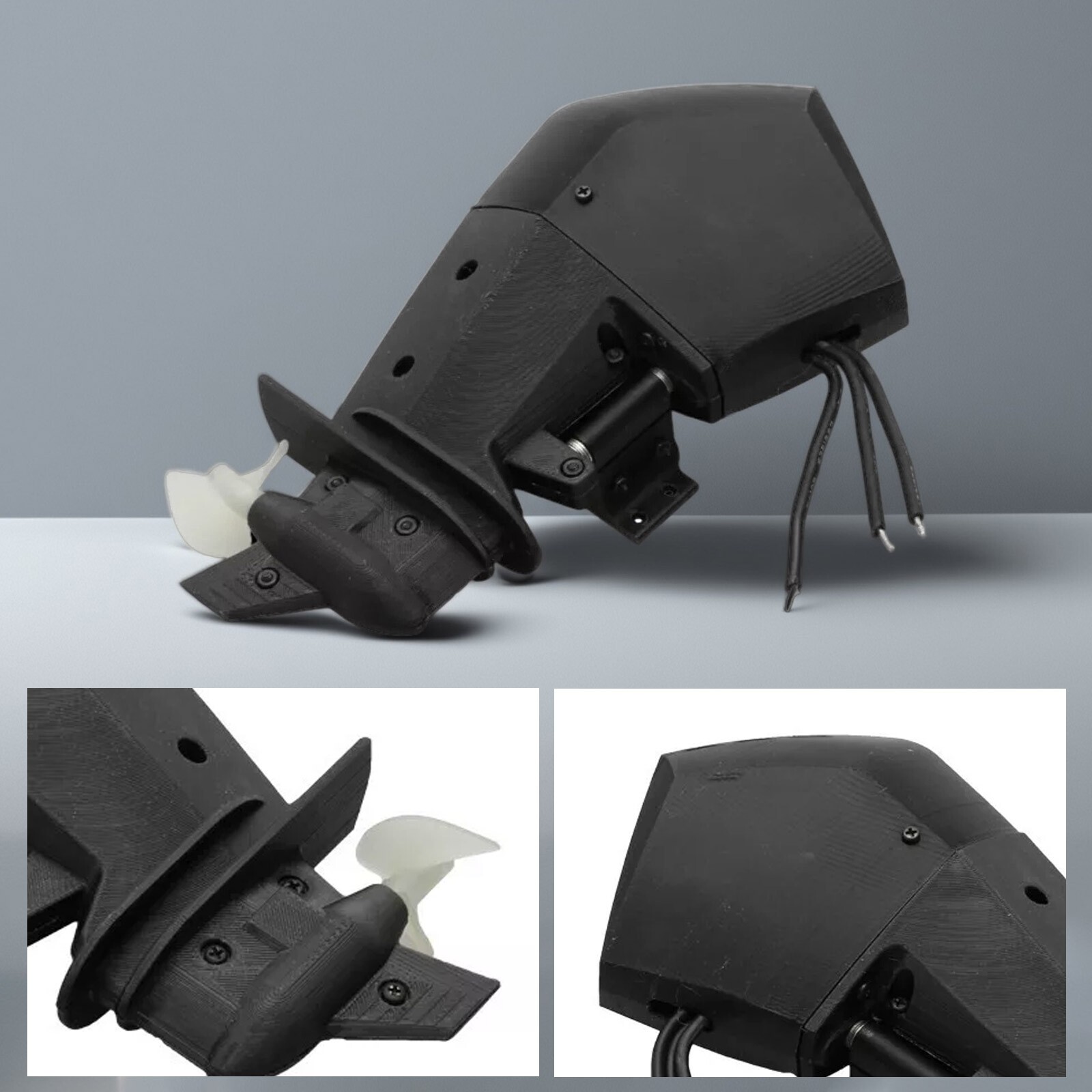 RC Boat Outboard Motor External Engine 3D Printed Shell for DIY Small-scale ShCJ
