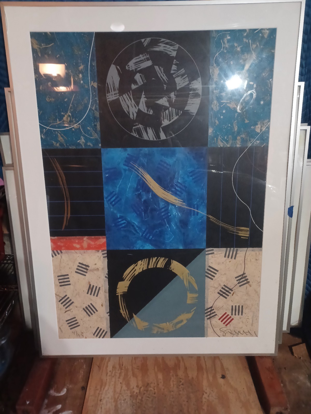 Scott Sandell Absract Mixed Media Art