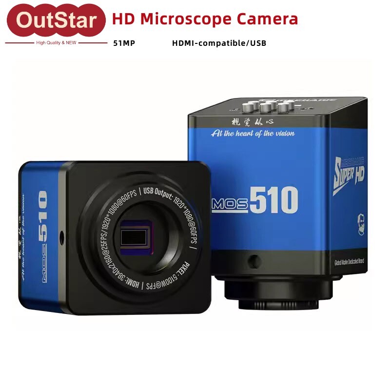 51MP IMX307 Super HD Industrial Camera Microscope Cam HDMI USB MECHANIC MOS-510