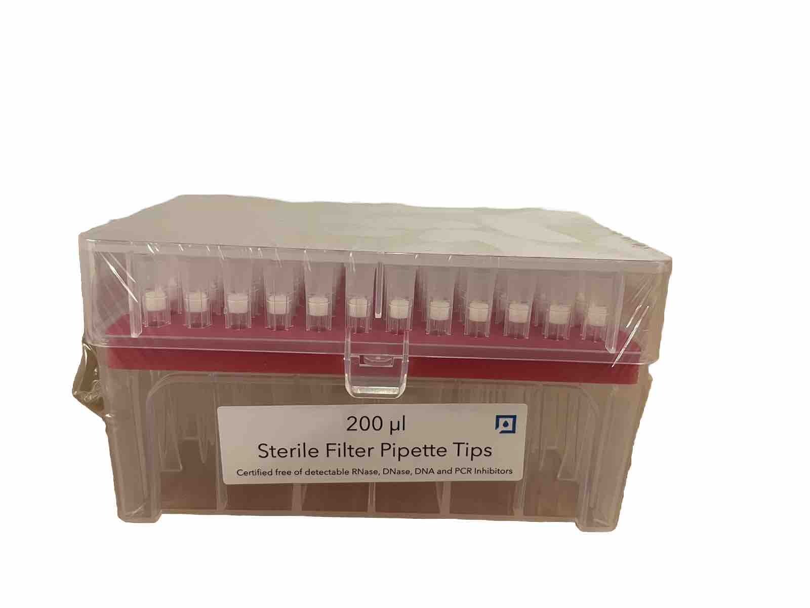 Filtered Micropipette Pipette Tips, 200ul, 960 Count