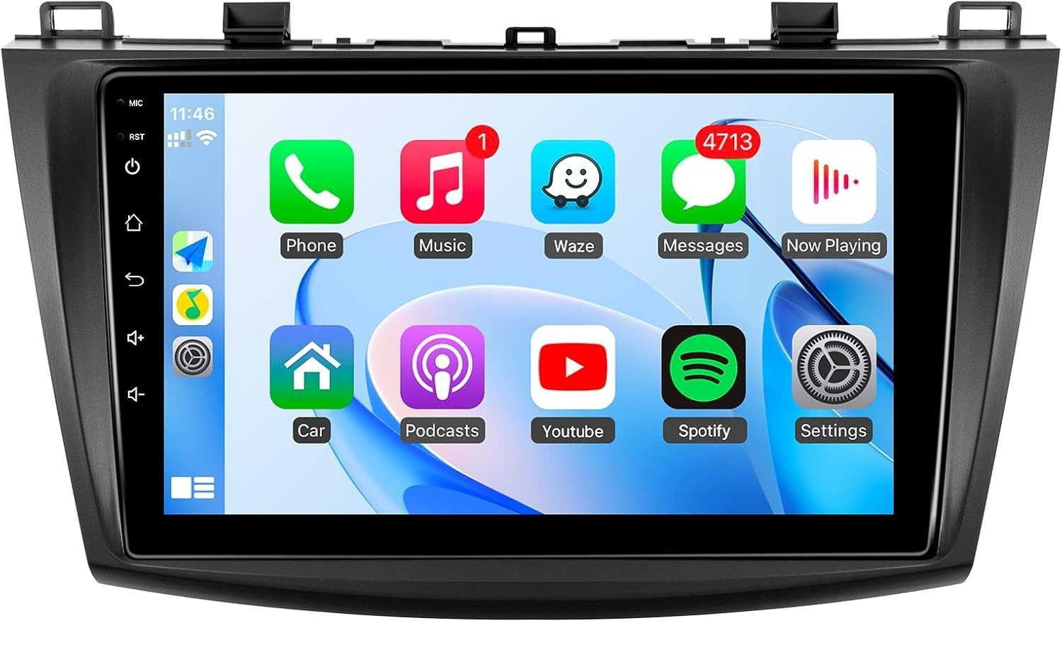 For Mazda 3 2009-2013 Carplay Android 13 Head unit Car Radio Stereo GPS Navi