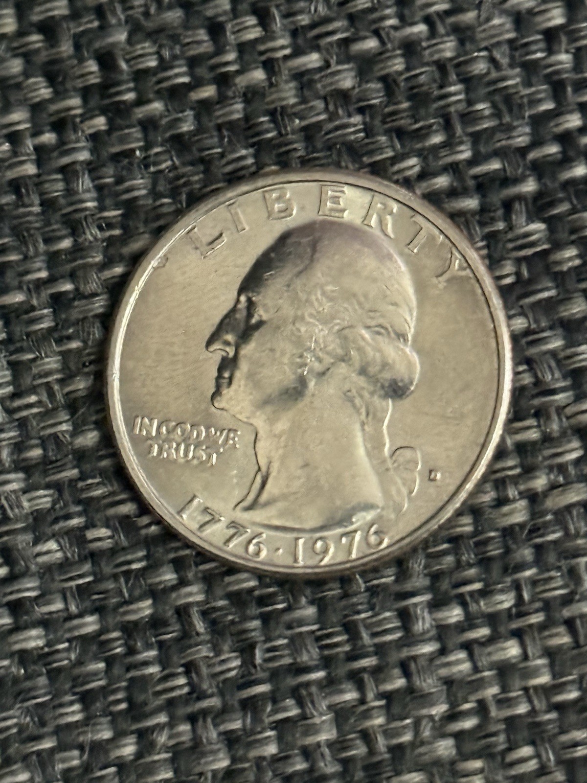 1976-D Bicentennial Quarter • Drummer Boy Reverse • Dual-Date U.S. Design - LC