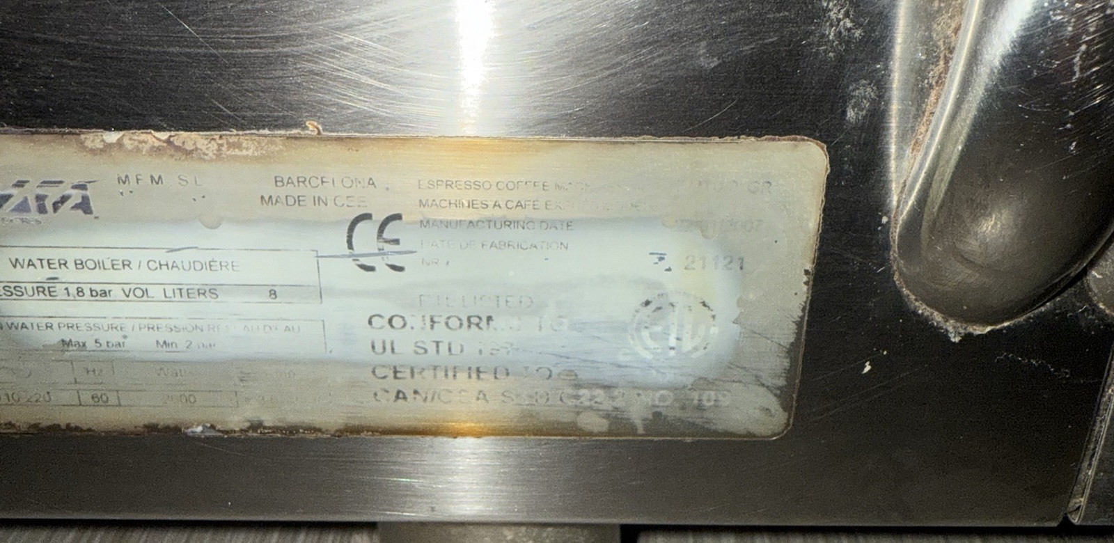 VFA Expres 2 Groups commercial Espresso Machine