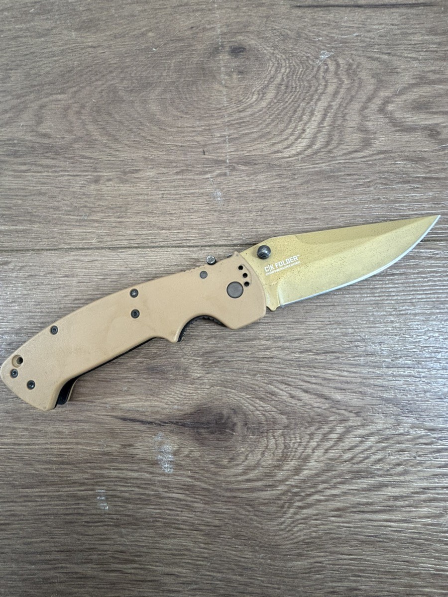 CRKT FOLDER CRAWFORD/KASPER DESIGN FDE TAN 4" BLADE (WCP037502)