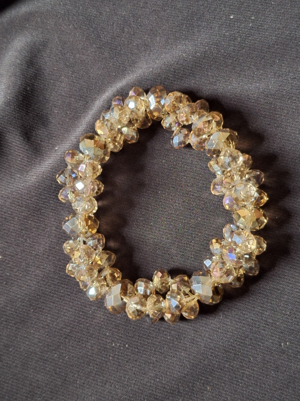 Crystal Beaded Stretch Bracelet