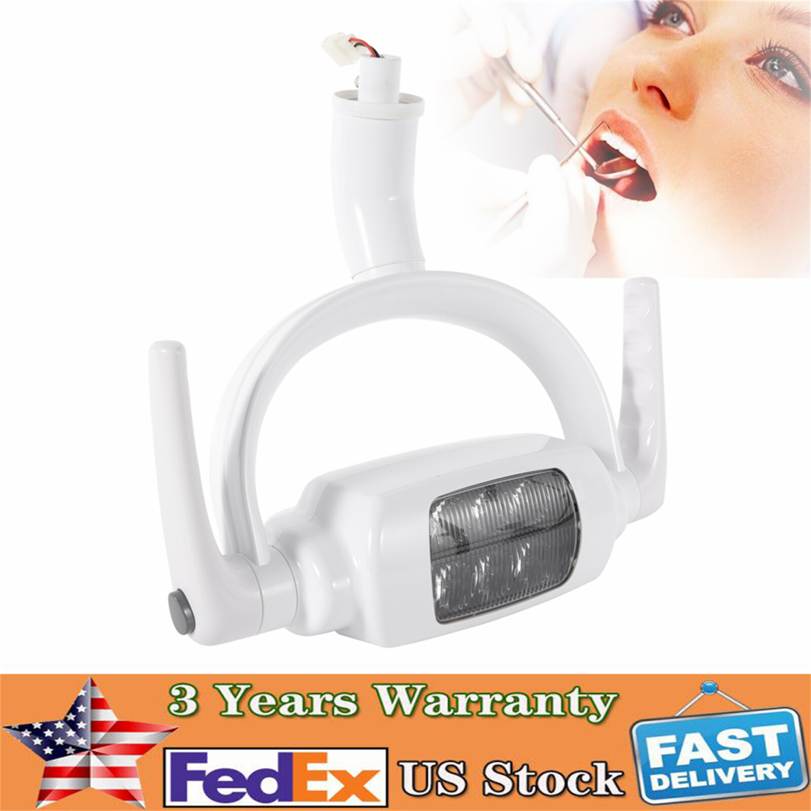 6 LED Dental Oral Light Operating Lamp Induction For Dental Unit Chair Tool NEW