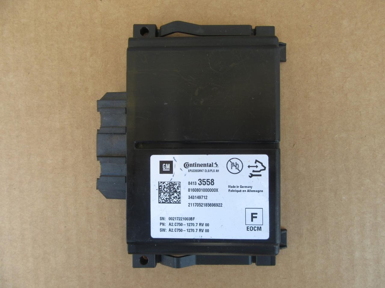 84133558 Pre-Crash Collision Avoidance System Module Buick Chevy Cadillac GMC
